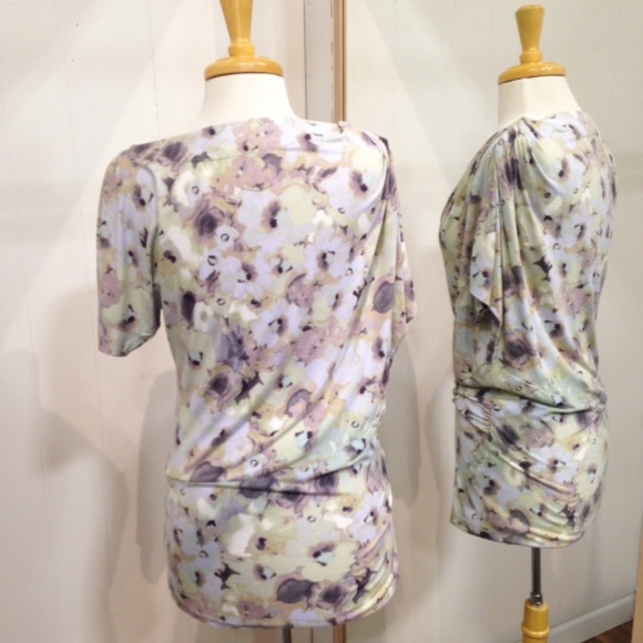 SOLD Anthropologie Deletta Floral Grecian Tunic - Picture 3 of 4